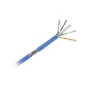 Bobina de cable u/utp cat6a de 305 mts, color azul, cm, soporta 10g-baset para transmisión de frecuencias de hasta 500mhz, ul