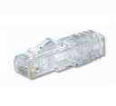 Conector Cat6 Panduit RJ-45 de 8 Posiciones Transparente Paquete de 100 Piezas