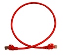 Patchcord utp enson p6006r serie pro 100-ii 100% cobre color rojo 60cm para mejor identificacion de soluciones en racks y gabine