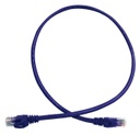 Patchcord utp enson p6006p serie pro 100-ii 100% cobre color morado 60cm para mejor identificacion de soluciones en racks y gabi