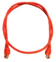 Patchcord utp enson p6009o serie pro 100-ii 100% cobre color naranja 90cm para mejor identificacion de soluciones en racks y gab