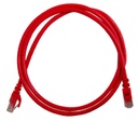 Patchcord utp enson p6012r serie pro 100-ii 100% cobre color rojo 120cm para mejor identificacion de soluciones en racks y gabin