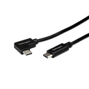 Cable 1m usb-c a usb-c acodado a la derecha usb tipo c usbc