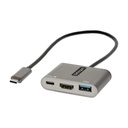 Adaptador multipuertos usbc a hdmi de 4k pd 3.0 usb 3.0