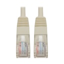 Cable patch cat5e utp moldeado 350mhz rj45 m/m blanco 7.62m