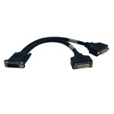 Cable divisor en y dms-59 a dvi doble m a 2 dvi-i h 30.5cm