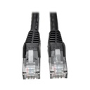 Cable patch cat6 utp moldeado snagless rj45 m/m negro 7.62m .