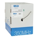 Cable de pvc a granel c/nucleo solido cat5e 350mhz gris 304.8m taa