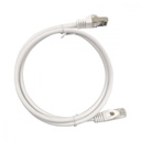 Patch cord cat6a 10g blindado 7.0m ( 22.96 ft )  blanco