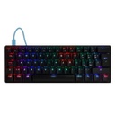 Teclado Mecánico Gamer Game Factor KBG560 RGB Switch Blue Alámbrico Español