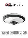 Dahua ew2501 - camara fisheye de 5 megapixeles hdcvi/ 360 grados/ ir de 10 mts/ wdr real de 120db/ microfono integrado/ uso inte