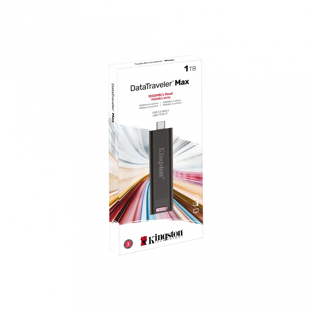 Memoria USB Kingston DataTraveler Max 1TB USB 3.2 Lectura 1000MB/s Escritura 900MB/s