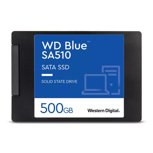 Unidad De Estado Solido SSD Western Digital WD Blue SA510 500GB SATA III 2.5" 7mm