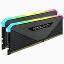 Kit Memoria RAM 2x8GB Corsair Vengeance RGB RT Black DDR4 3600MHz 16GB CL18 XMP