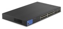 Switch linksys 24-ptos administrado gigabit 4 ptos 1g sfp+ (lgs328pc)