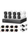 Kit De Videovigilancia DAHUA DVR De 8 Canales 2 MP 8 Cámaras Con Accesorios Incluidos