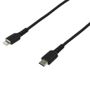 Cable usb-c a lightning de 2m color negro - certificado mfi