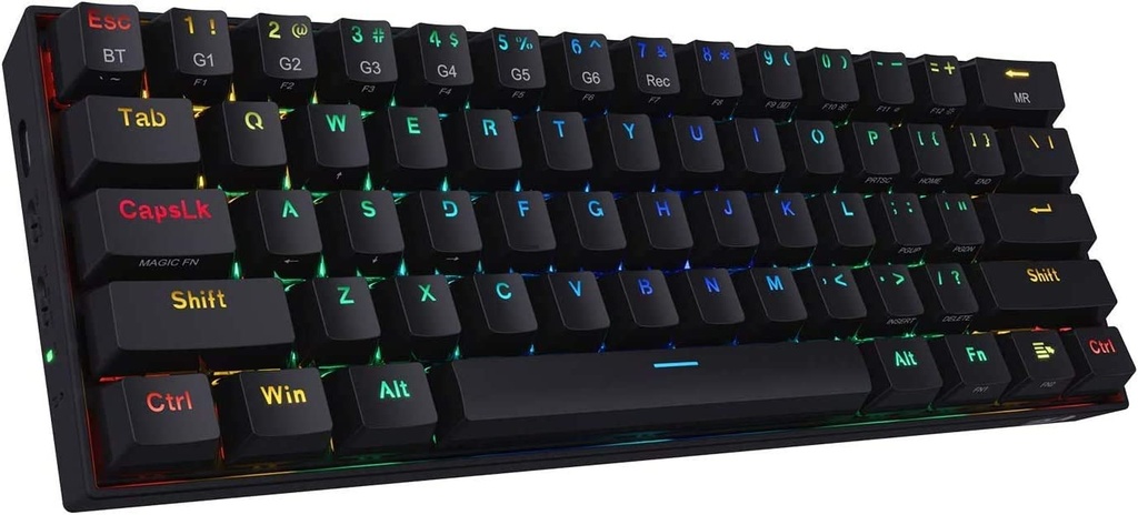 Teclado Mecánico Gamer Redragon Draconic K530 Switch Redragon Brown Inalámbrico Ingles